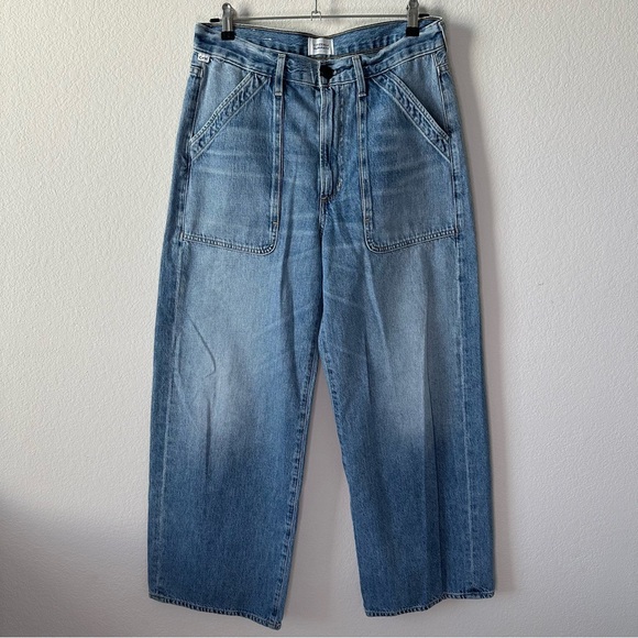 Citizens of Humanity Ayla Baggy Jeans in Zenith SZ 28 - Picture 3 of 9